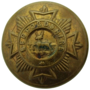 WW1 Bedfordshire Regiment SMALL Tunic Button - 19mm