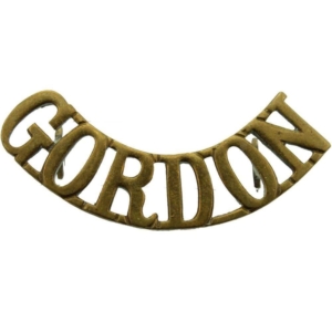 WW1 Gordon Highlanders Regiment Shoulder Title