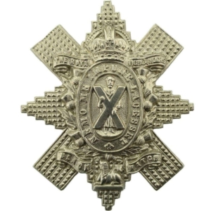 WW1 Royal Highland (Black Watch) Regiment Cap Badge - FIRST PATTERN