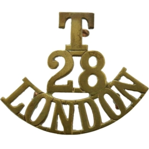 28th Territorial Battalion (Artists Rifles) London Regiment Shoulder Title