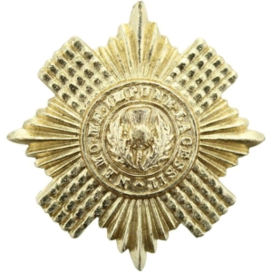 Scots Guards Regiment Scottish Staybrite Anodised Cap Badge - Staybright