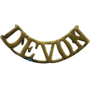 WW1 Devonshire Regiment (Devon) Shoulder Title