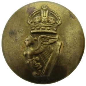 Irish Guards Regiment SMALL Tunic Button - 19mm