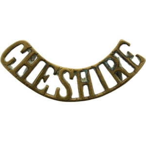 WW1 Cheshire Regiment Shoulder Title