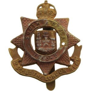 UK Dug Detecting Find - WW1 23rd Battalion County of London Regiment Relic Cap Badge