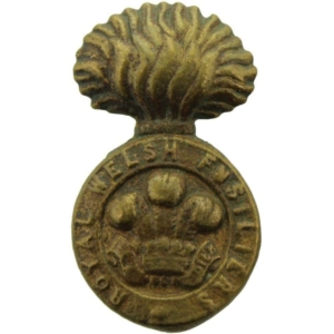 UK Dug Detecting Find - WW1 Royal Welsh Fusiliers Regiment Relic Cap Badge