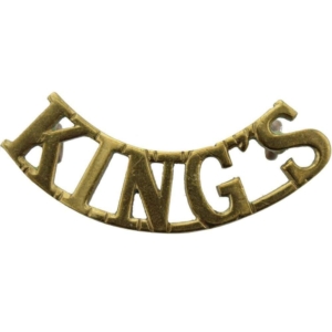 Kings Liverpool Regiment (King's) Shoulder Title