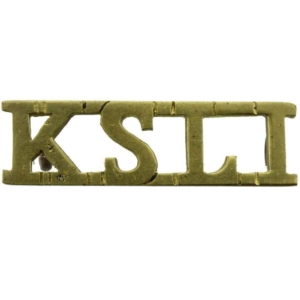 WW1 Kings Shropshire Light Infantry KSLI Regiment King's Shoulder Title