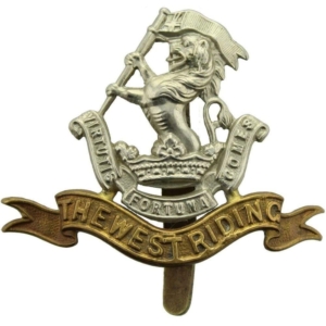 WW1 Duke of Wellington's West Riding Regiment Cap Badge