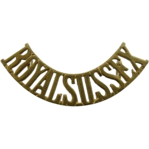 WW1 Royal Sussex Regiment Shoulder Title