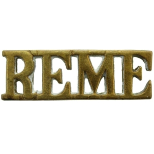 WW2 Royal Electrical & Mechanical Engineers REME Shoulder Title