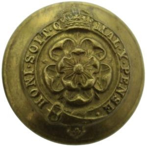 WW1 Royal London Fusiliers Regiment Tunic Button - 26mm