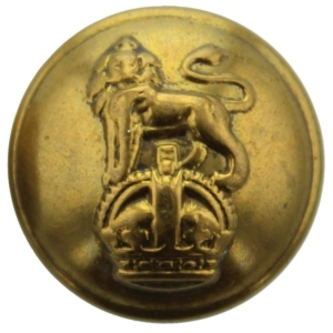 Kings Own Scottish Borderers KOSB King's Regiment SMALL Tunic Button - 19mm2mm