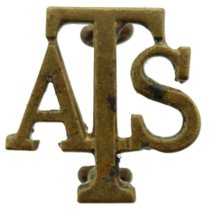 WW2 Auxiliary Territorial Service ATS Shoulder Title