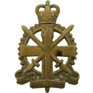 Army Apprentices School Apprentice College Collar Badge - Queens Crown
