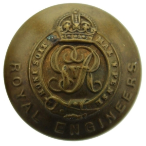 WW1 Royal Engineers Corps (George V) Tunic Button - 25mm