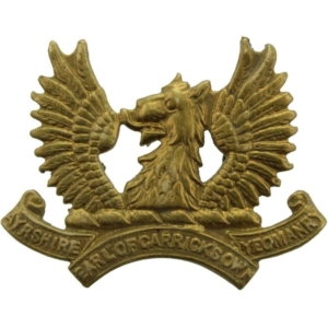 Ayrshire (Earl of Carrick's Own) Yeomanry Regiment Collar Badge