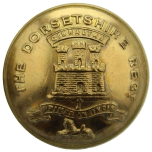 WW1 Dorsetshire Regiment Dorset Tunic Button - 26mm