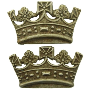 WW1 Royal Irish Fusiliers Regiment Collar Badge PAIR