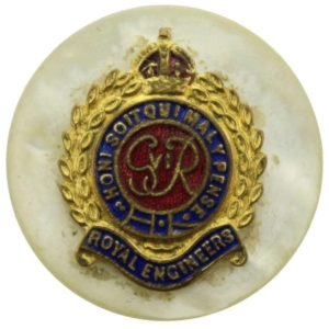 WW2 Royal Engineers Corps (George VI) Sweetheart Brooch