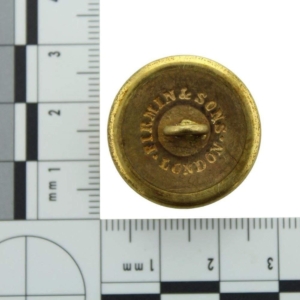 VICTORIAN 87th Regiment of Foot (Royal Irish Fusiliers) 1855-1881 OFFICERS Tunic Button - 25mm