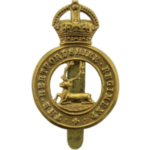 WW1 Hertfordshire Regiment Cap Badge