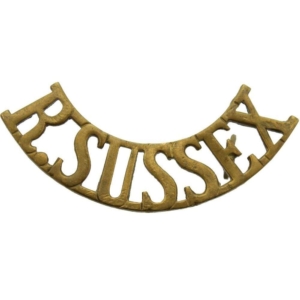 WW1 Royal Sussex Regiment Shoulder Title
