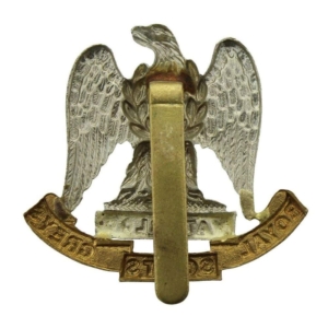 WW1 Royal Scots Greys Regiment Cap Badge