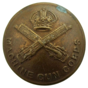 WW1 Machine Gun Corps MGC Tunic Button - 26mm
