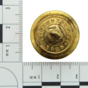 VICTORIAN 11th Regiment of Foot (North Devon) 1855-1881 OFFICERS Tunic Button - 25mm