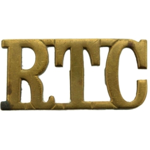 WW1 Royal Tank Corps RTC Shoulder Title