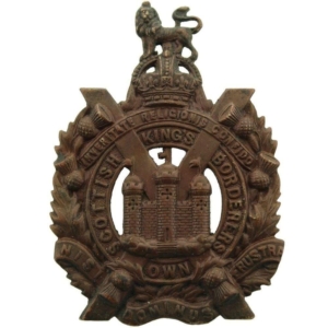 UK Dug Detecting Find - WW1 Kings Own Scottish Borderers Regiment Relic Cap Badge