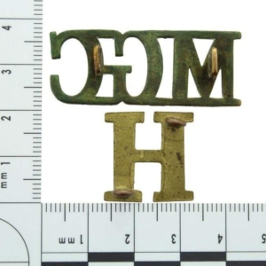 WW1 Machine Gun Corps MGC Heavy Branch Shoulder Title