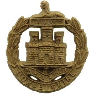 WW2 Dorsetshire Regiment Dorset PLASTIC Economy Issue Cap Badge