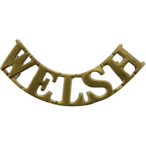WW1 Welsh (Welch) Regiment Shoulder Title