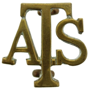 WW2 Auxiliary Territorial Service ATS Shoulder Title