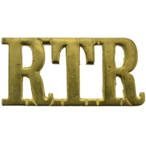 WW2 Royal Tank Regiment RTR Shoulder Title