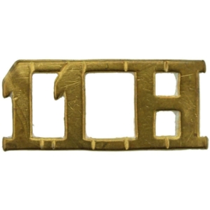 11th Hussars Regiment Shoulder Title