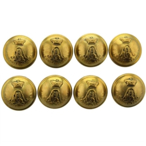 Group of 8x Wiltshire Regiment Tunic SMALL Button Set - 19mm