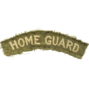 WW2 Home Guard Unit Cloth Shoulder Title Badge Flash