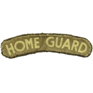 WW2 Home Guard Unit PRINTED Cloth Shoulder Title Badge Flash