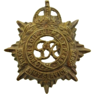 WW2 Royal Army Service Corps RASC (George VI) Collar Badge