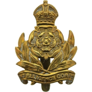 WW2 Intelligence Corps Cap Badge