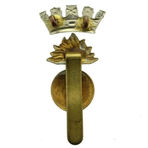 WW1 Royal Irish Fusiliers RIF Regiment Cap Badge - DUAL CONSTRUCTION