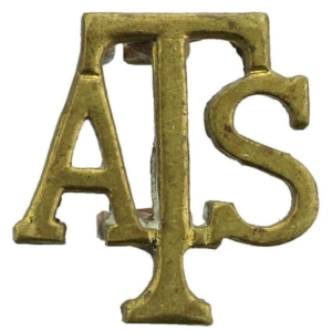 WW2 Auxiliary Territorial Service ATS Shoulder Title