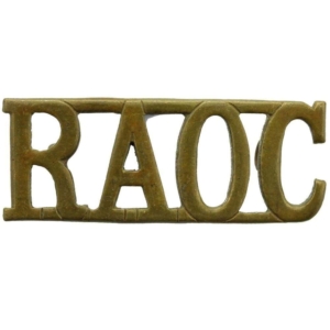 WW2 Royal Army Ordnance Corps RAOC Shoulder Title