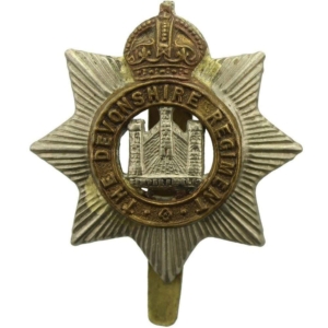 WW1 Devonshire Regiment Cap Badge