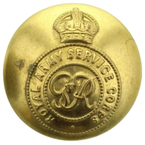 WW2 Royal Army Service Corps RASC George VI Tunic Button - 26mm