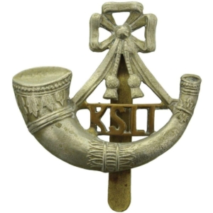WW1 Kings Shropshire Light Infantry KSLI Regiment (King's) Cap Badge