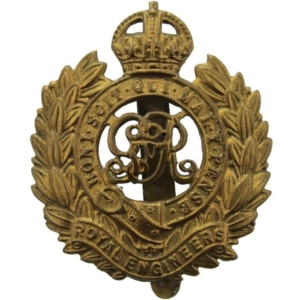 WW1 Royal Engineers Corps (George V) Cap Badge